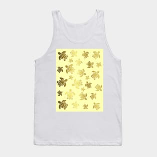 GOLDEN Sea Turtle Love Tank Top